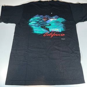Men’s Vintage Single Stitch Short Sleeve Graphic Tee sz M